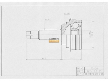 CV Joint, TO-08, 29-56-26